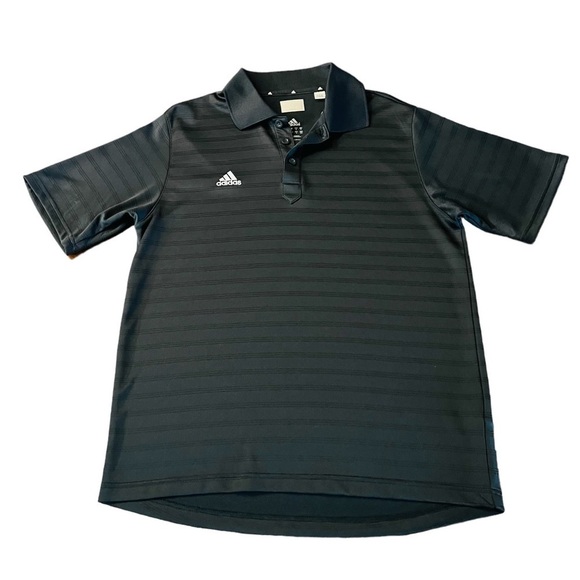ADIDAS MENS BLACK SHORT SLEEVE ATHLETIC SHIRT SIZE MEDIUM - Picture 1 of 9